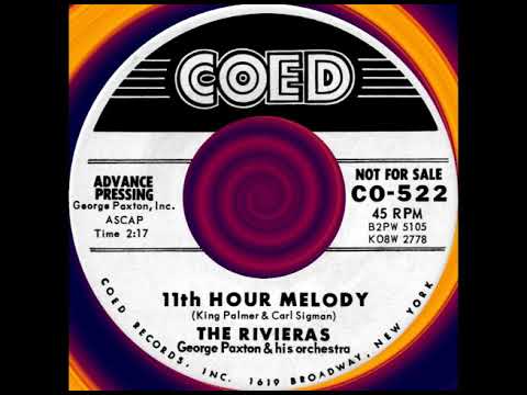11TH HOUR MELODY, The Rivieras, COED# 522  1959