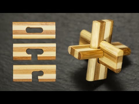 Как собрать и разобрать головоломку Крест.