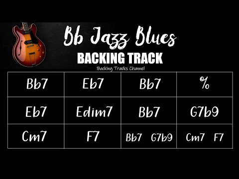 Bb Jazz Blues Backing Track - 140 BPM - Swing Feel