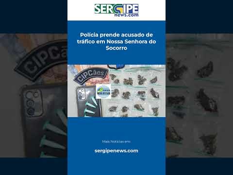 Polícia prende acusado de tráfico em Nossa Senhora do Socorro #Shorts