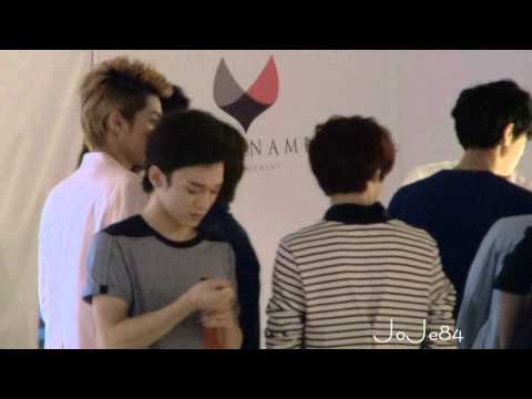 120810 SM ART EXHIBITION EXO-M CHEN - electric shock!!!