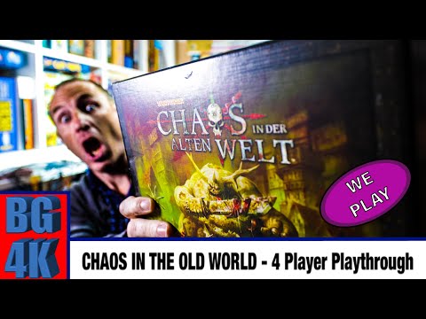 Chaos in the Old World - Boardgames4K 4 Player Live Playthrough 