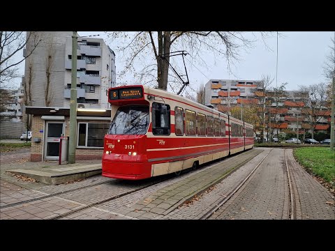 HTM tramlijn 6 Den Haag Leyenburg - Leidschendam Noord | BN GTL8 3131 | 2022