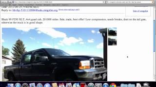 Craigslist Bozeman Used Cars for Sale - By Owner Trucks Very Common in 2012