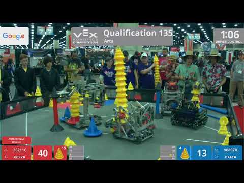 2018 VRC Arts Q135 - 35211C 6627A vs 98807A 6741A - 132 to 59