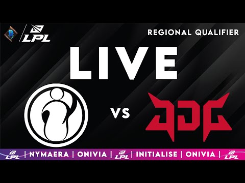 IG vs JDG | LPL 2025 Worlds Regional Qualifier Live |  LPL English with Nymaera & Initialise