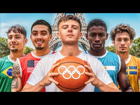Ich habe die Streetball-Olympiade veranstaltet.