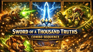 Hearthstone Hunter Deck Combo Sequence | Sword of A Thousand Truths