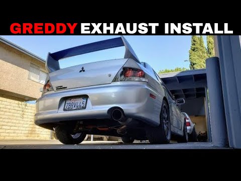 Greddy Evo 2 Exhaust Install (Evo 9)