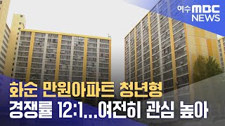 화순 만원아파트 청년형 경쟁률 12:1...여전히 관심 높아  -R(240426금/뉴스데스크)