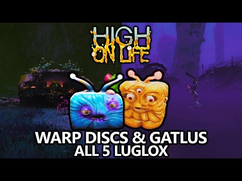 High on Life - All 5 Warp Disc & Gatlus Luglox Locations Guide (Chests/Crates)