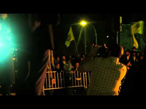 Lag BaOmer 5773 Bonfire in Crown heights