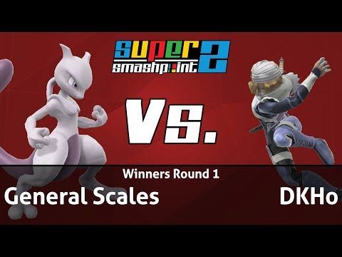 Super SmashPoint 2 - General Scales (Mewtwo) Vs. DKHo (Sheik) WR1