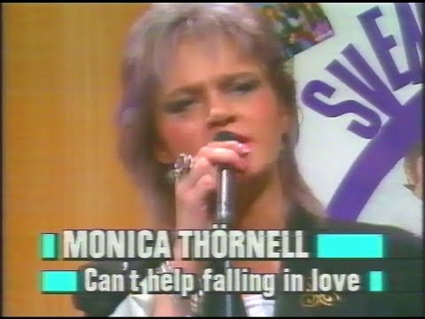 Monica Thörnell - Can't Help Falling In Love (Istället För Guldslipsen 1986)