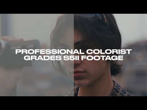 Professional Colorist Grades VLOG footage from the S5II