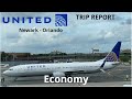 TRIP REPORT United Airlines 737 900 Newark EWR To Orlando MCO Economy