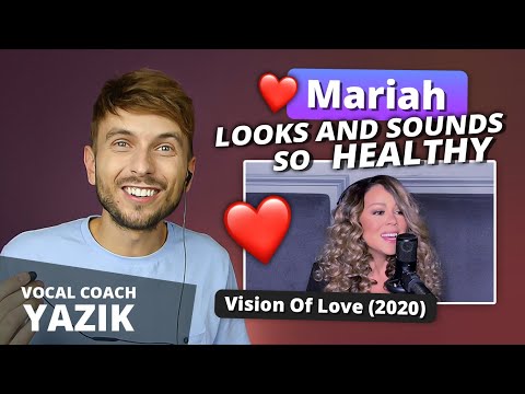 Vocal Coach YAZIK reaction to Mariah Carey - Vision of Love (Live at Home for Good Morning America)