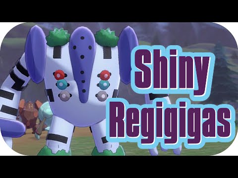 [Live] Shiny Regigigas after 2976 Soft Resets in Pokemon Shield Crown Tundra