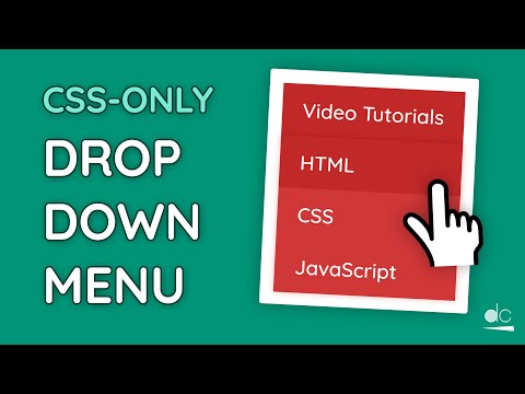 Creating a CSS Only Drop Down Navigation Menu CSS Tutorial