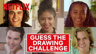 Guess the Drawing Challenge with Julie and the Phantoms Cast ️ Netflix Futures video
