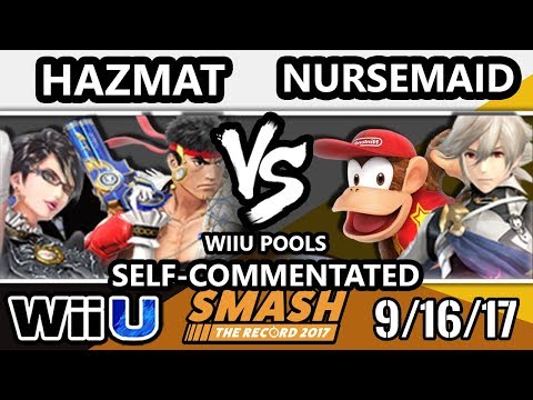 STR 2017 Smash 4 - Hazmat (Bayonetta, Ryu) Vs Nursemaid (Corrin, Diddy Kong) - Smash Wii U