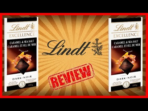 🍫Lindt Excellence Caramel & Sea Salt Dark Chocolate | Food Review🍫-Jan 19th 2018
