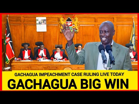 Breaking News! Gachagua big win in high court, High court ruling on Gachagua impeachment case live