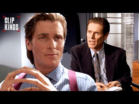 Patrick’s Smile Can’t Hide the Panic (Interrogation Scene) | American Psycho