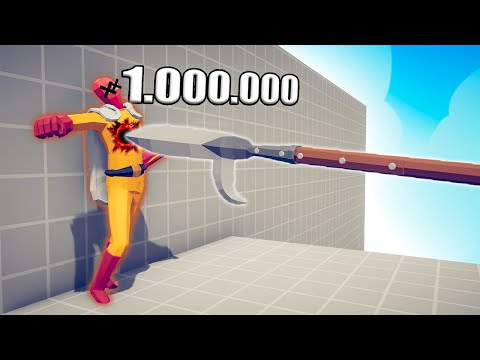 1.000.000 DAMAGE PIKE 1 vs 1 TOURNAMENT - TABS | Totally Accurate Battle Simulator 2023