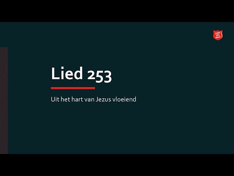Lied 253 Uit het hart van Jezus (Piano)