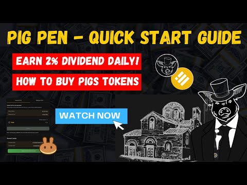 🐷 The Animal Farm Pig Pen Quick-Start Guide - How To Earn 2% Dividend Daily Staking PIGS!