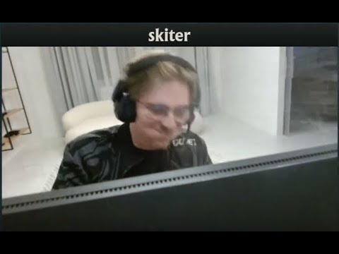 skitter spits on his monitor & keyboard after the series vs OG