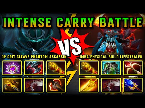 TRULY INTENSE CARRY BATTLE | OP CRITICAL CLEAVE PHANTOM ASSASSIN VS. IBMA PHYSICAL BUILD LIFESTEALER