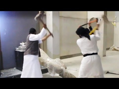 ISIS destroys ancient artifacts in Mosul ISIS destroys ancient artifacts in Mosul