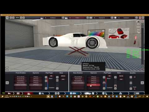 Super light weight race car build in Automation.