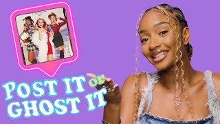 Ayra Starr Reacts To '90s Fashion Trends And ICONIC Moments | Post It or Ghost It | Seventeen