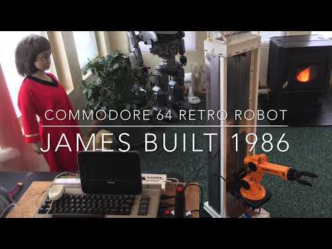 James, Commodore 64 Retro Robot That Learns And Uses Voice Recognition by Steve S