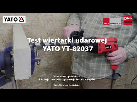 Дрель ударная электросетевая YATO 850 Вт, с самозажим,металлическим патроном 13 мм (YT-82037) Дрель ударная электросетевая YATO 850 Вт, с самозажим,металлическим патроном 13 мм (YT-82037)