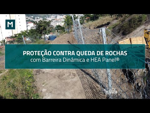 Proteção Contra Queda de Rochas com Barreira Dinâmica y HEA Panel® Niterói - RJ | Brasil