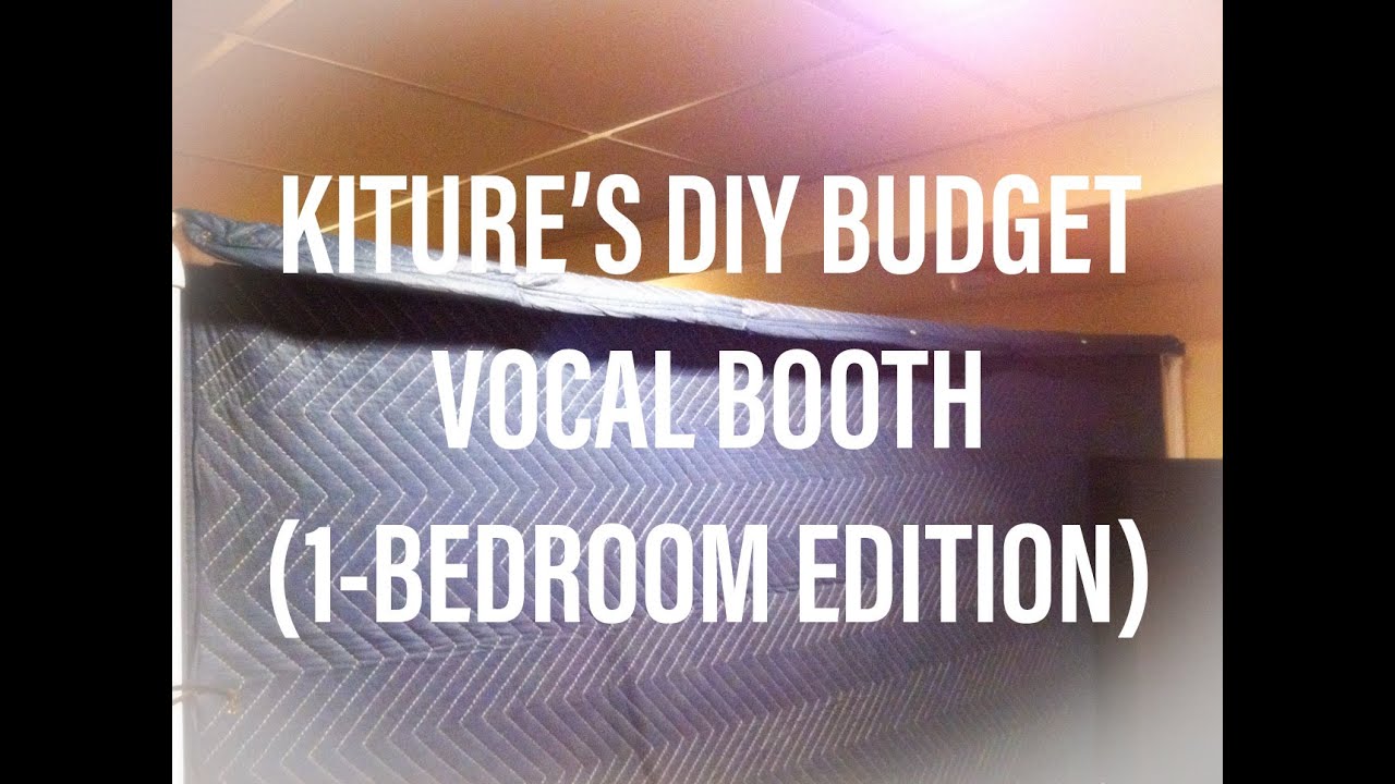 Kiture's DIY Budget Bedroom Vocal Booth!! (Under 30 Minutes!!)