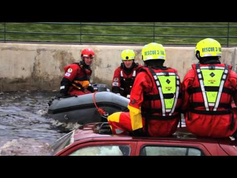 RESCUE 3 at TEES BARRAGE INTERNATIONAL WHITE WATER CENTRE