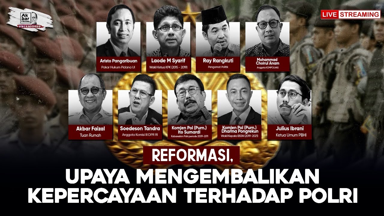 Reformasi, Upaya Mengembalikan Kepercayaan Terhadap Polri