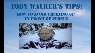 Avoid Freezing Up In Front Of People