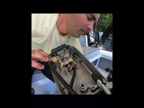 Replacement of Control Cables on a Maverick with F70 Yamaha 4 Stroke