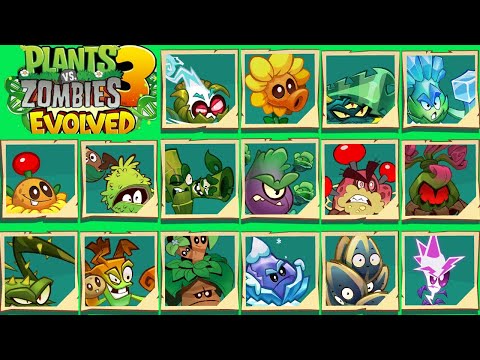 Plants vs Zombies 3: Evolved - All Plants Showcase + Gameplay (Update 26.3.6)