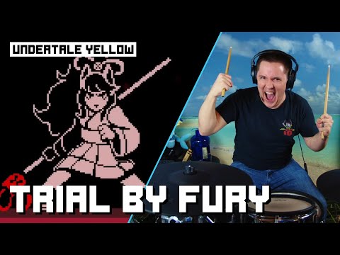 Trial By Fury From Undertale Yellow On Drums!