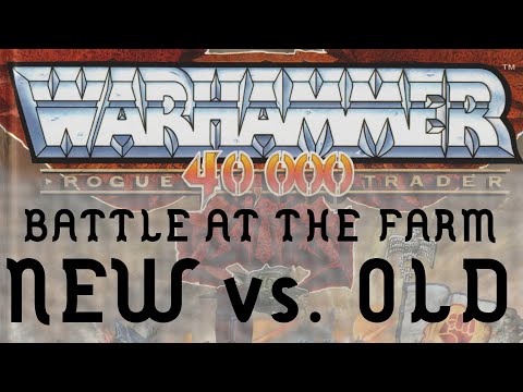 BATTLE AT THE FARM 1st edition vs. 10th edition! #wh40k #oldhammer #warhammer #roguetrader