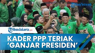'Ganjar Presiden' Bergema di Rapimwil PPP, Kehadiran Gubernur Jateng itu Disambut Riuh Peserta