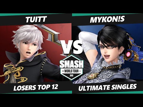 SWT CASO Online Top 12 - MyKoN!s (Bayonetta, Palutena) Vs. Tuitt (Robin) SSBU Ultimate Tournament