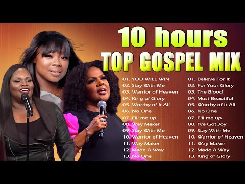 10 hours Gospel Songs Black 🙏 Best Gospel Mix With Lyrics Songs 2023 🙏 Top Gospel Songs All Time
